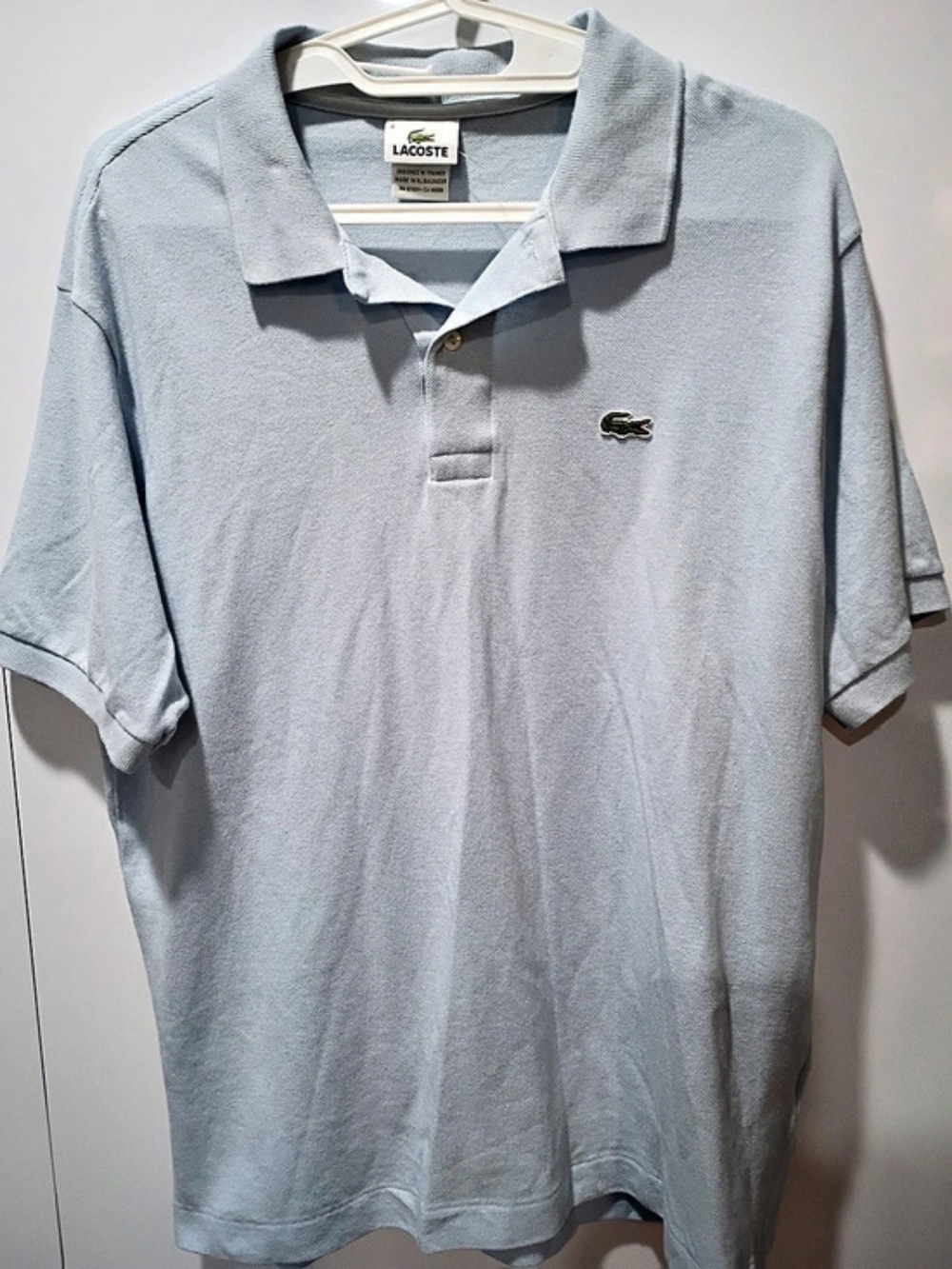 Lacoste Classic Fit Polo Shirt Blue Size Small
